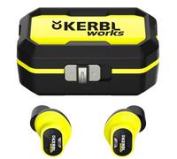 Kerbl works Buds BT Protezione acustica/Cuffie in-ear con Bluetooth | Bluetooth, modalità consapevolezza, IP65, custodia ricaricabile, cuffie, tappi per le orecchie elettronici