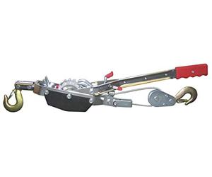 Kerbl Works estrattore Manuale con cricchetto Hand Power Puller, argano Manuale, 68 x 10 x 7 cm, 2 tonnellate, Acciaio, Gancio in Acciaio Girevole a 360°, Freno Automatico