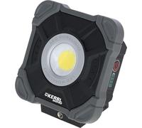 Kerbl Works Proiettore a LED Portatile WorkFire 2 200 Ricaricabile, 2200 Lumen