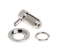 KERDEJAR Connettore RF ad Angolo retto Femmina SO239 UHF per Cavo coassiale RG58 RG142 LMR195
