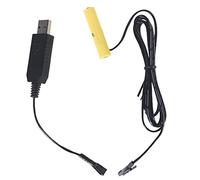 KERDEJAR Eliminatore di batterie AAA da 1,5 V, Alimentatore USB Sostituisci 1 batterie da 1,5 V, Elimina Il Cavo della Batteria per l'orologio Giocattoli Luci Natalizie Ventilatore LED (Rimovibile)