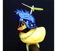 KERDEJAR Paperella di Gomma Ornamenti per Auto Giocattolo Anatra Gialla Decorazioni per cruscotto per Auto con elica per Adulti, Bambini, Donne, Uomini