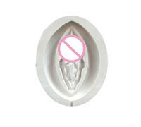 KERDEJAR Stampo, Stampo Vagina Femminile Fatto A Mano Stampo in Silicone del Sesso Sapone Artigianale Candela Argilla Stampo Cioccolato Stampo da Forno in Resina Decorativa Bianco
