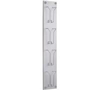 Kerkmann 1 Porta brochure da parete ARTLINE 1/3 A4, Metallo, acciaio, argento