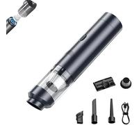 KERLYING Car Vacuum Cleaner Cordless High Power, Compact Vacuum & Blower with Enhanced Dual Power, Mini Handheld Wireless Cleaning Machine for Quick Cleanups Car Homes Offices (Blue Gray)