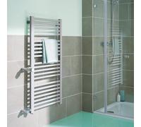 Kermi Basic-D termoarredo, modello sostitutivo, funzionamento ad acqua calda o misto, E001D080050WLXK, Basic-D; Basic argento lucido metallico [Radiatori > Termoarredo]