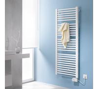 Kermi Basic-E termoarredo, funzionamento puramente elettrico, E0E101200602JXK, Basic-E; Basic bianco [Radiatori > Termoarredo]