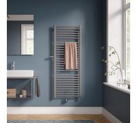 Kermi Basic-Plus termoarredo, funzionamento ad acqua calda o misto, E0V1M080045WLXK, Basic-Plus; Basic argento lucido metallico [Radiatori > Termoarredo]
