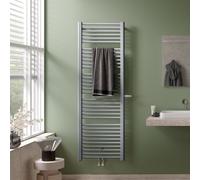 Kermi Basic-Plus termoarredo, funzionamento ad acqua calda o misto, E0V1M150045WRXK, Basic-Plus; Basic argento lucido metallico [Radiatori > Termoarredo]