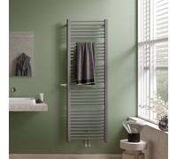 Kermi Basic-Plus termoarredo, funzionamento ad acqua calda o misto, E0V1M180050WLXK, Basic-Plus; Basic argento lucido metallico [Radiatori > Termoarredo]