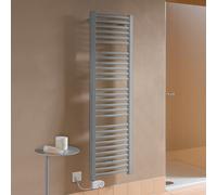 Kermi Basic-R-E termoarredo, funzionamento puramente elettrico, ERE10080045WIXK, Basic-R-E; Basic-R; Basic argento lucido metallico [Radiatori > Termoarredo]