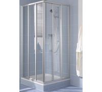 Kermi corner entry IBIZA 2000 ED3 10018 - half section, I2ED3100181AK, I2ED3100181AK, Colorazione: Argento Lucido Opaco Vetro Trasparente Vetro Reale Trasparente
