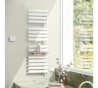 Kermi Credo Half flat-E radiatore da bagno, funzionamento esclusivamente elettrico, EAE1A1400452SXK, Credo Half flat-E; Credo Half flat; Credo bianco [Radiatori > Termoarredo]