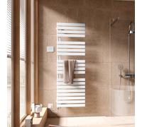Kermi Credo Half flat-E radiatore da bagno, funzionamento esclusivamente elettrico, EAE1A1800602TXK, Credo Half flat-E; Credo Half flat; Credo bianco [Radiatori > Termoarredo]