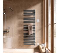Kermi Credo Half flat-E termoarredo, funzionamento esclusivamente elettrico, EAE1A180060xSXK#onyx, Credo Half flat-E; Credo Half flat; Credo onice [Radiatori > Termoarredo]