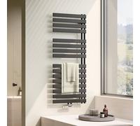 Kermi Credo Half flat termoarredo, funzionamento ad acqua calda o misto, EAN1A180060AWXK, Credo Half flat; Credo nero opaco [Radiatori > Termoarredo]