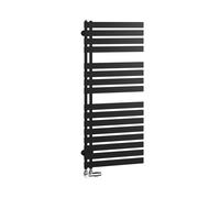 Kermi Credo Half flat termoarredo, funzionamento esclusivamente ad acqua calda, EAN1A180060ALXK, Credo Half flat; Credo nero opaco [Radiatori > Termoarredo]