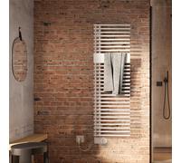 Kermi Credo Half round-E termoarredo, funzionamento puramente elettrico, E1E1A1400452I2K, Credo Half round-E; Credo Half round; Credo bianco [Radiatori > Termoarredo]