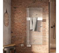 Kermi Credo Half round-E termoarredo, funzionamento puramente elettrico, E1E1A1400602I2K, Credo Half round-E; Credo Half round; Credo bianco [Radiatori > Termoarredo]