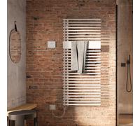 Kermi Credo Half round-E termoarredo, funzionamento puramente elettrico, E1E1A1400602T2K, Credo Half round-E; Credo Half round; Credo bianco [Radiatori > Termoarredo]