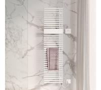 Kermi Credo Half round-E termoarredo, funzionamento puramente elettrico, E1E1A1800452S2K, Credo Half round-E; Credo Half round; Credo bianco [Radiatori > Termoarredo]