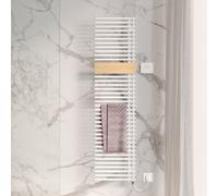 Kermi Credo Half round-E termoarredo, funzionamento puramente elettrico, E1E1A1800452S3K, Credo Half round-E; Credo Half round; Credo bianco/rovere chiaro [Radiatori > Termoarredo]