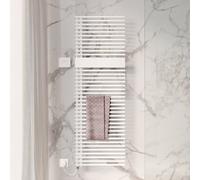 Kermi Credo Half round-E termoarredo, funzionamento puramente elettrico, E1E1A1800602T2K, Credo Half round-E; Credo Half round; Credo bianco [Radiatori > Termoarredo]