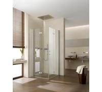 Kermi entrée d'angle DIGA 2CR 10020 - à demi-droite, DI2CR100202PK, DI2CR100202PK, Colorazione: Vetro bianco genuino chiaro chiaro Pulire