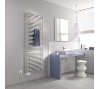 Kermi Geneo quadris-E termoarredo, funzionamento puramente elettrico, GQE10080060WIXK, Geneo quadris-E; Geneo quadris argento lucido metallico [Radiatori > Termoarredo]