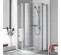 Kermi Ibiza 2000 anta a battente, con lato fisso, I2S2L090181AK, I2S2L Ibiza 2000 [Box Doccia > Porte girevoli]