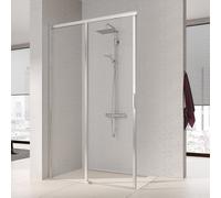 Kermi Liga anta scorrevole, con lato fisso, per ingresso ad angolo, LIC2L078181AK, LIC2L Liga [Box Doccia > Porte Scorrevoli]