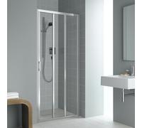 Kermi Liga anta scorrevole, con lato fisso, per nicchia, per anta fissa laterale, LIG3R105181AK, LIG3R Liga [Box Doccia > Porte Scorrevoli]