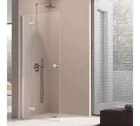 Kermi Mena anta basculante, con lato fisso, per ingresso ad angolo, MEEPL08020VAK, MEEPL Mena [Box Doccia > Porte a battente]