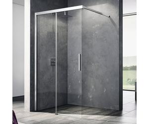Kermi Nica walk in, con elemento scorrevole, NIJ2L10020VAK, NIJ2L Nica; White Line [Box Doccia > Walk In]