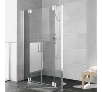 Kermi Pasa XP anta basculante, con lato fisso, per anta fissa laterale, per nicchia, PXPTF110201PK, PXPTF Pasa XP [Box Doccia > Porte a battente]