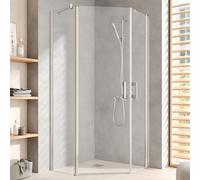Kermi Pega anta basculante, con lato fisso, PE53L10020VAK, PE..L Pega [Box Doccia > Porte a battente]