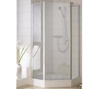 Kermi pentagone IBIZA 2000 52L 08520, I252L085202AK, I252L085202AK, Colorazione: Vetro reale bianco trasparente