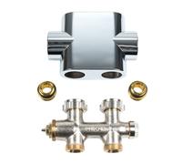 Kermi Universal blocco rubinetto a valvola, ZV00400002, Universal cromo [Raccordi per riscaldamento]