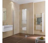 Kermi Walk-in WALL PASA XP T1R 10020, PXT1R100201PK, PXT1R100201PK, Colorazione: Argento Opaco Lucido Vetro Trasparente Vetro Trasparente Pulito