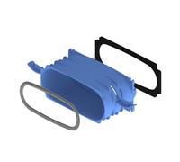 Kermi x-well Distributore e collettore, modulo inferiore alto, a 18 vie, per canalizzazione aria 132x52 - Y2201075010K