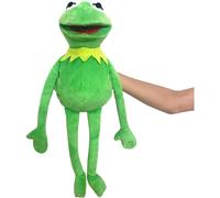 Kermit Frog Puppet The Muppet Show Soft Hand Frog Fruttolo peluche con 50 pezzi adesivi di rana Kermit 28 pollici