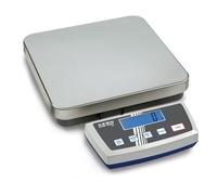 KERN Bilancia a piattaforma in acciaio inox, modello di successo di lunga durata, con dispositivo di valutazione resistente alla polvere e agli spruzzi, portata di 35 kg, 318 mm x 308 mm x 75 mm