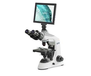 Kern Microscopio Set microscopi digitali, OBE 134T241, digitale, 1,25 Condensatore di Abbe, fisso, USB 2.0, 40-1000x, 3W LED, 5 MP, Tablet