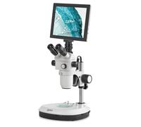 KERN Microscopio stereo, set digitale, soluzione completa con fotocamera adattata per tablet o C-Mount, incluso adattatore C-Mount