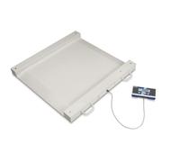 KERN MWC 600K-1 - Bilancia per sedia a rotelle con piattaforma utilizzabile su entrambi i lati, leggibilità [d]: 100 g, portata di pesata: 600 kg, piastra di pesata: 1000 × 1000 × 80 mm