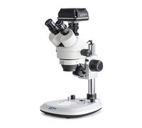 Kern OZL 464C825 Stereomicroscopio trinoculare 45 x luce riflessa, luce trasmessa