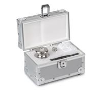KERN Set di sicurezza in acciaio inox, 5 g e 100 g 1 e F2, alloggiamento in alluminio