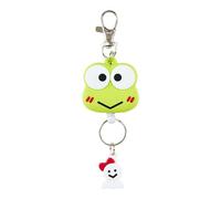 Kero Kero keroppi Portachiavi mulinello a forma di faccia di rana Sanrio...