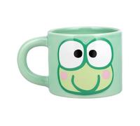 Keroppi - Tazza verde con licenza ufficiale Sanrio Hello Kitty & Friends, 400 ml