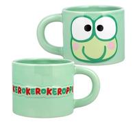 Keroppi - Tazza verde con licenza ufficiale Sanrio Hello Kitty & Friends, 400 ml, grande tazza da caffè in ceramica per tè e cioccolata calda, regalo Kawaii per ragazze, donne, adolescenti Paladone